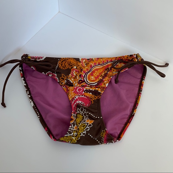 NEW Athleta Paisley Beach String Bikini Bottoms - Picture 2 of 5